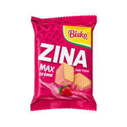BISCUIT ZINA MAX FRAISE 34GR