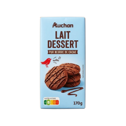 Auchan Choco Dessert Lait 170G