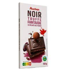 Auchan chocolat noir truffe...