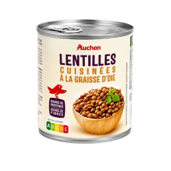 Auchan lentilles cuisinées...