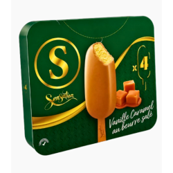 GLACE CARAM SENSATION BAT X4