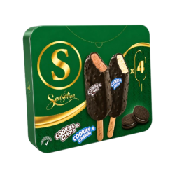 GLACE COOKI SENSATION BAT X4