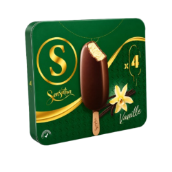 GLACE VANIL SENSATION BAT X4