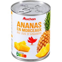 AUCHAN ANANAS MORCEAUX...