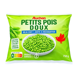 AUCHAN PT POIS DOUX 750G