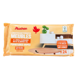 AUCHAN LINGETTES IMBIBEES X19 