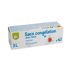POUCE SACS CONGELATION X40