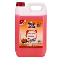 G5 SAVON LIQ. MU F ROUGE 5L 