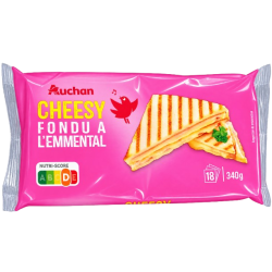AUCHAN EMMENTAL CHEEESY 340G