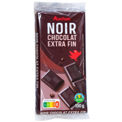 AUCHAN CHOCOLAT NOIR 50%...