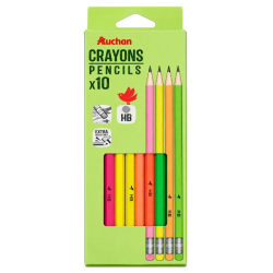 AUC CRAYON GRAPHITE NOIRE X10 S25-107-WRI-AUC71993