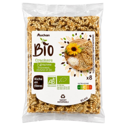 AUCHAN BIO CRACKERS 3...