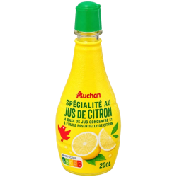 AUCHAN JUS DE CITRON A BASE...