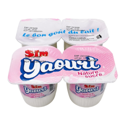 YAOURT NATURE SUCRE SIM 100G 
