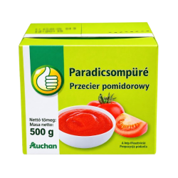 AUCHAN PUREE DE TOMATE 500G