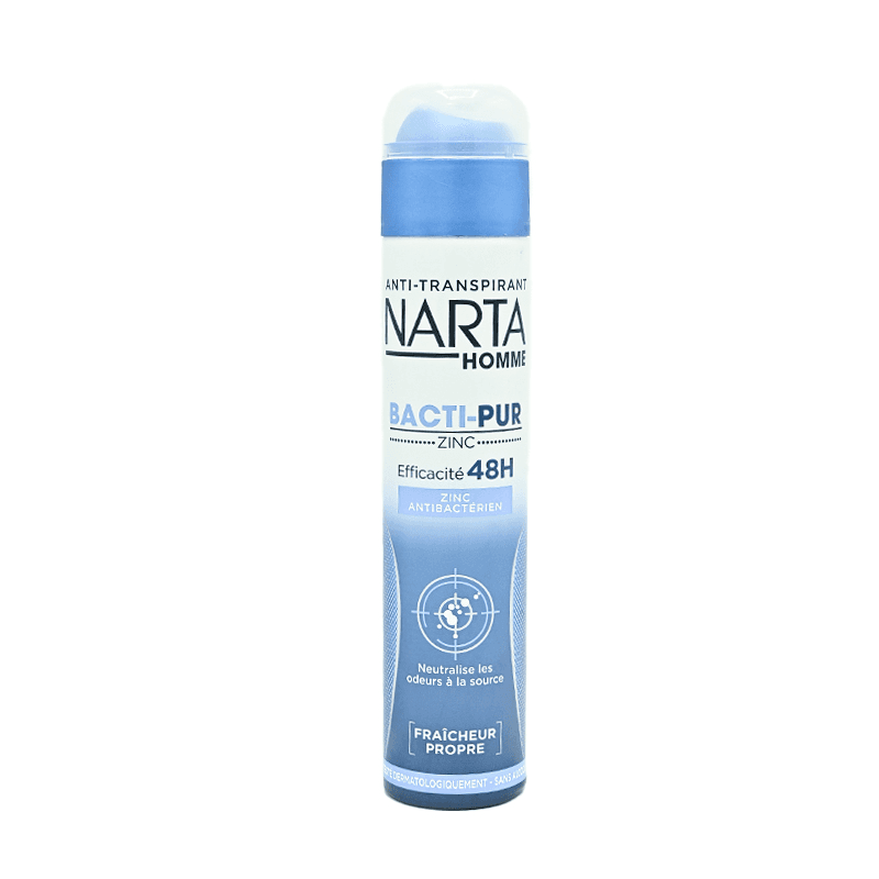 BACTI PUR HOMME 200ML Anti-transpirant - Actif anti-bactérien + Zinc purifiant