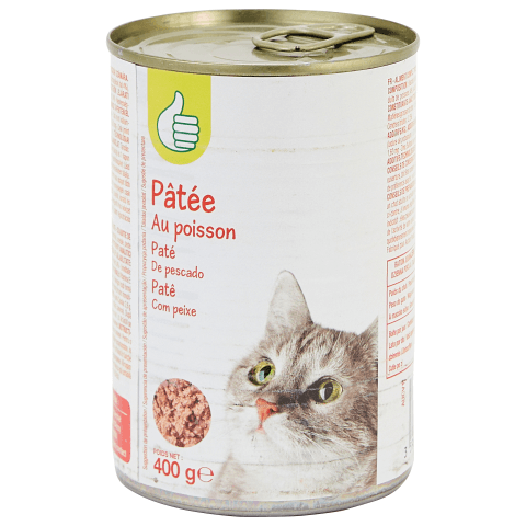 POUCE Boîte pâtée au poisson pour chat 400g