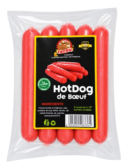 HOT DOG SAUCISSES FATOU 200G
