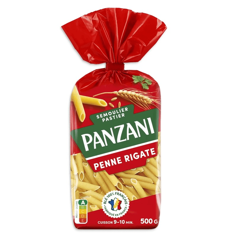 PANZANI Penne rigate filière blé responsable 500g