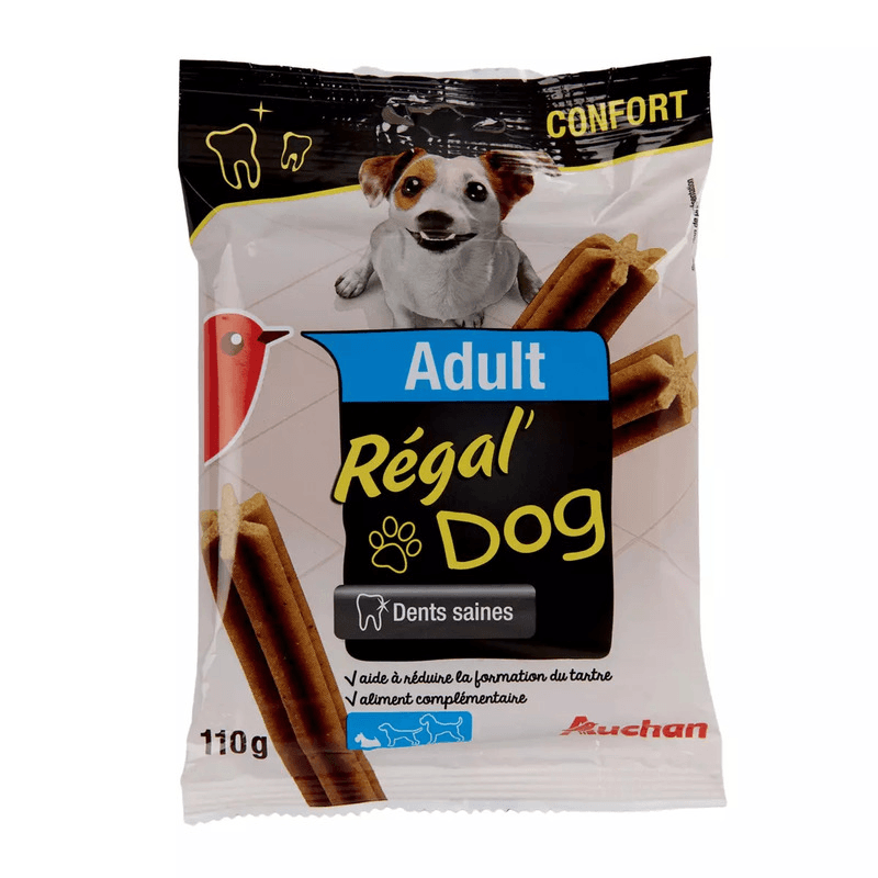 Auchan Adult friandises régal'dog dents saines pour chien 110g