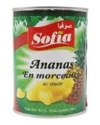 Sofia Ananas En Morceaux 565G
