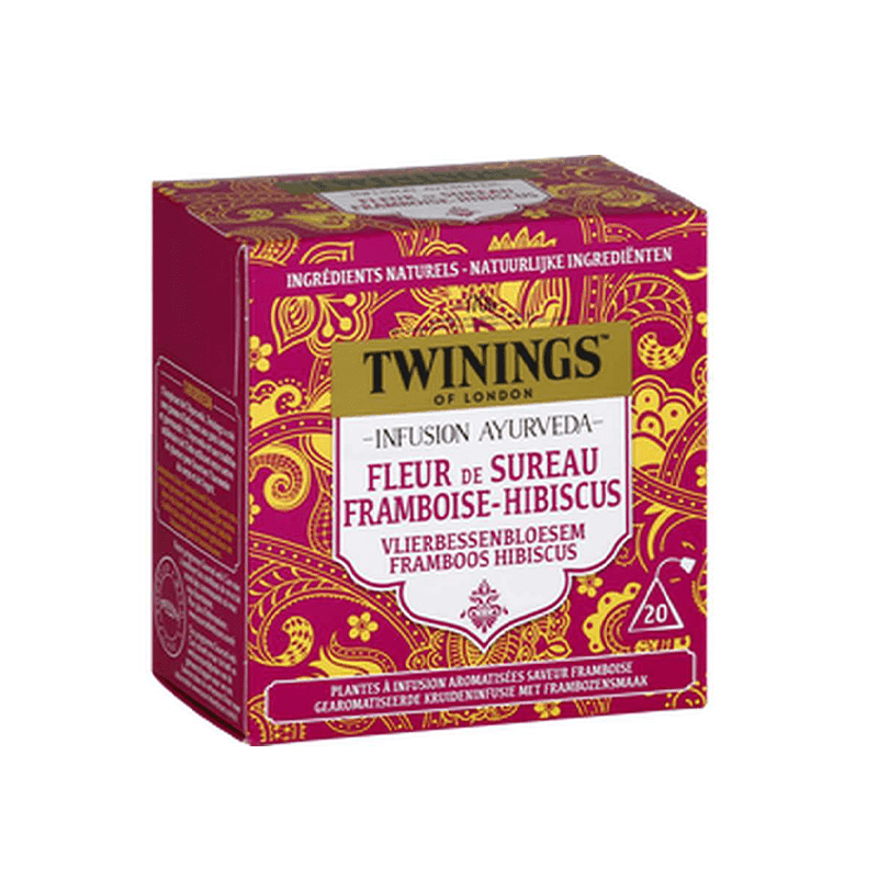 Twinings Infusion Fleur de Sureau Framboise Hibicus  20sachets