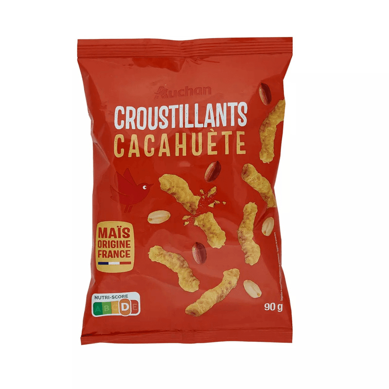 Auchan  Croustillants cacahuète 90 g