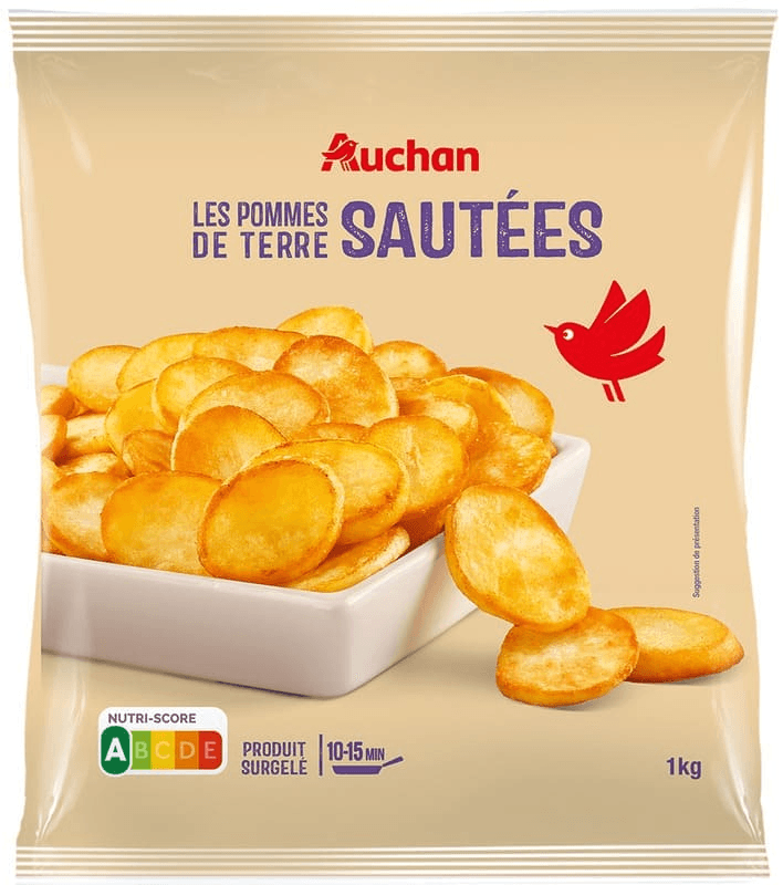 Pommes Sautées Auchan 1KG