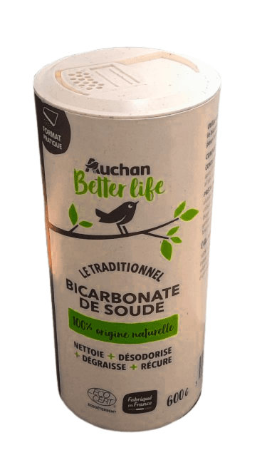 AUCHAN LIFE ECODE BICARBONATE DE SOUDE SALIERE 600G	