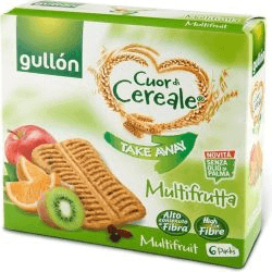 Gullon Take Away biscuits coeur de maïs multifruit x6 packs