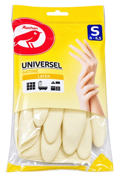 AUCHAN GANTS MEN LATEX TAIL S TAILLE S X1	