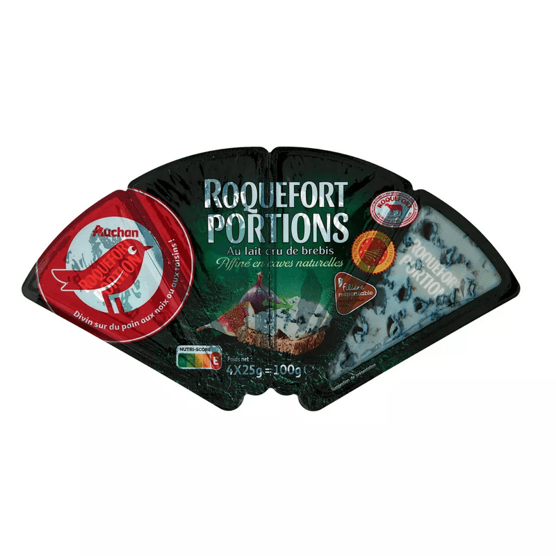 Auchan roquefort portions 4x25G