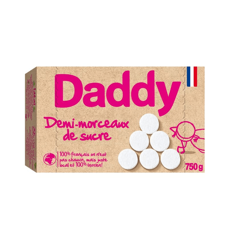 DADDY Sucre demi-morceaux  750 G