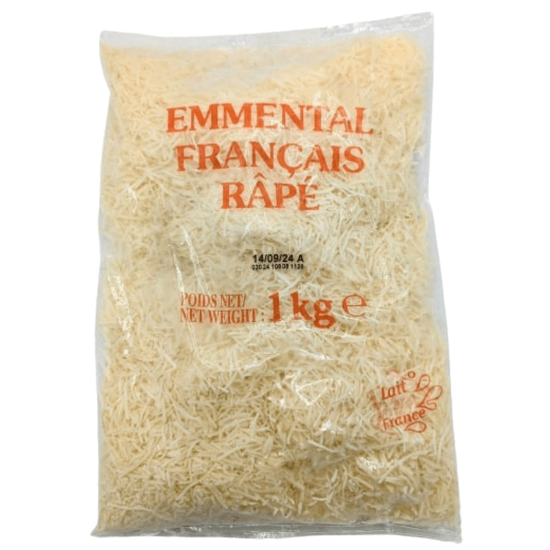 Emmental Français râpé brin 1,8mm sachet 1Kg