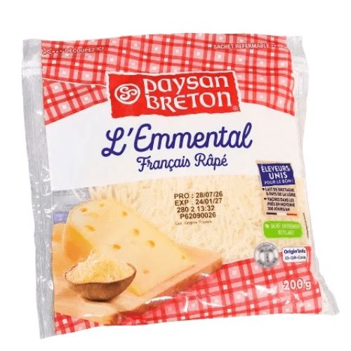 EMMENTAL RAPE PAYSAN BRET.200G	