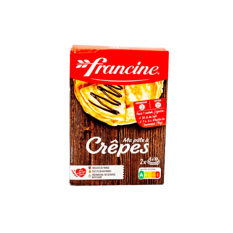 FRANCINE Ma pâte à crêpes sans colorant sans conservateur 380g