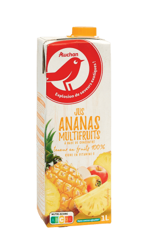 AUCHAN Jus Ananas Multi Fruit 1L