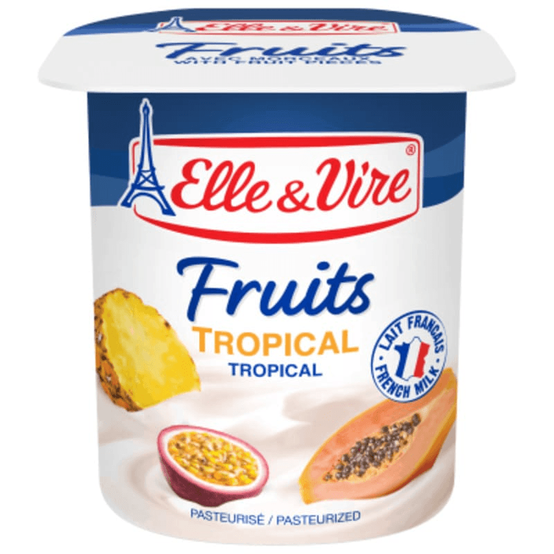 DESSERT LACTE TROPICAL ELLE&VIRE 125G