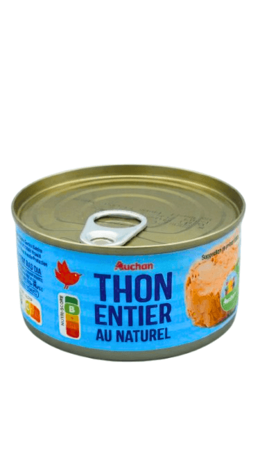 AUCHAN THON LISTAO NATUREL FIL IERE 140G\t