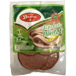 Daara jambon au poulet fumé 100g
