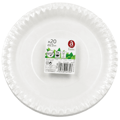 ACT PLAT DINNER CRTON BLC*23CM\t