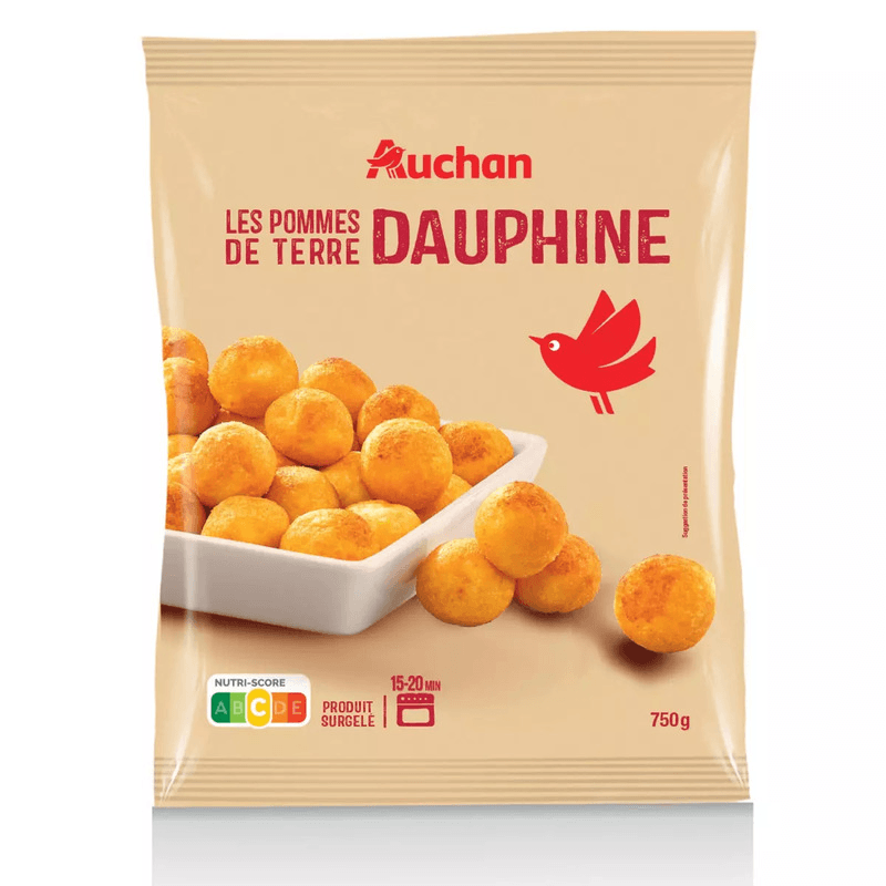 AUCHAN Pommes de terre dauphine 750g