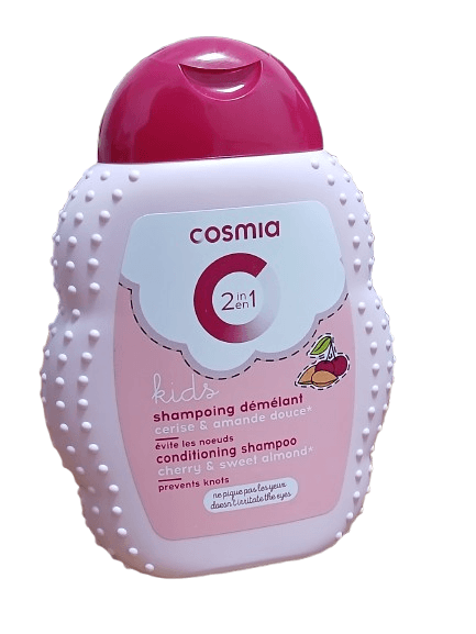 COSMIA Kids shampoing enfant démêlant cerise & amande douce 250ml