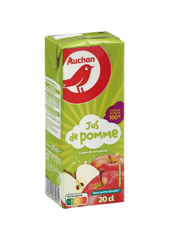Rik Rok Auchan Jus ABC Pomme 20CL