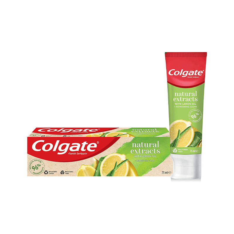 DENTIFRICE Colgate Natural CITRON & ALOE VERA  75 ml