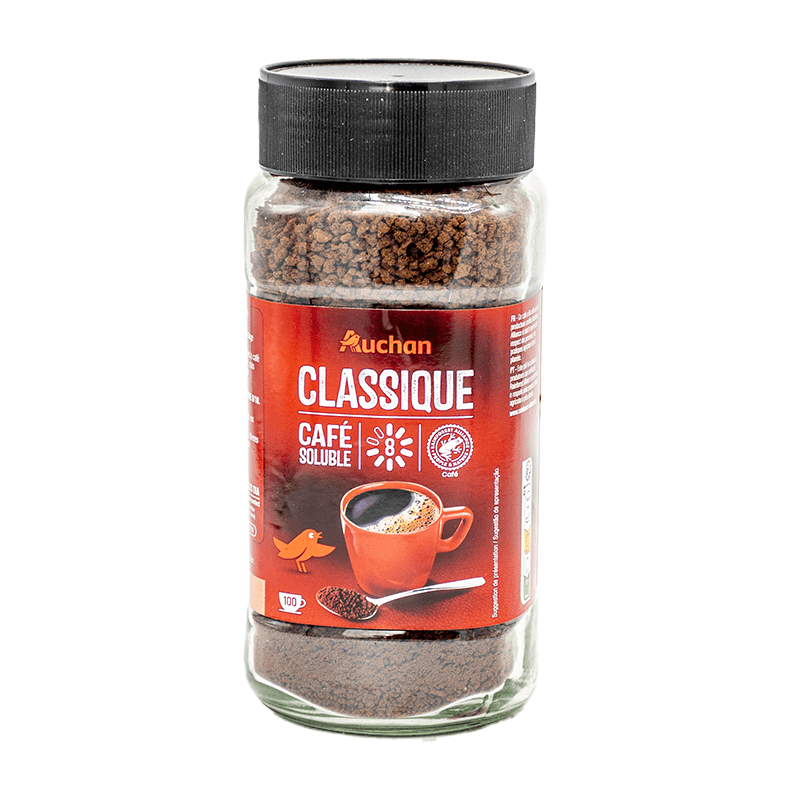 AUCHAN CAFE SOLUBLE CLASSIQUE 200G