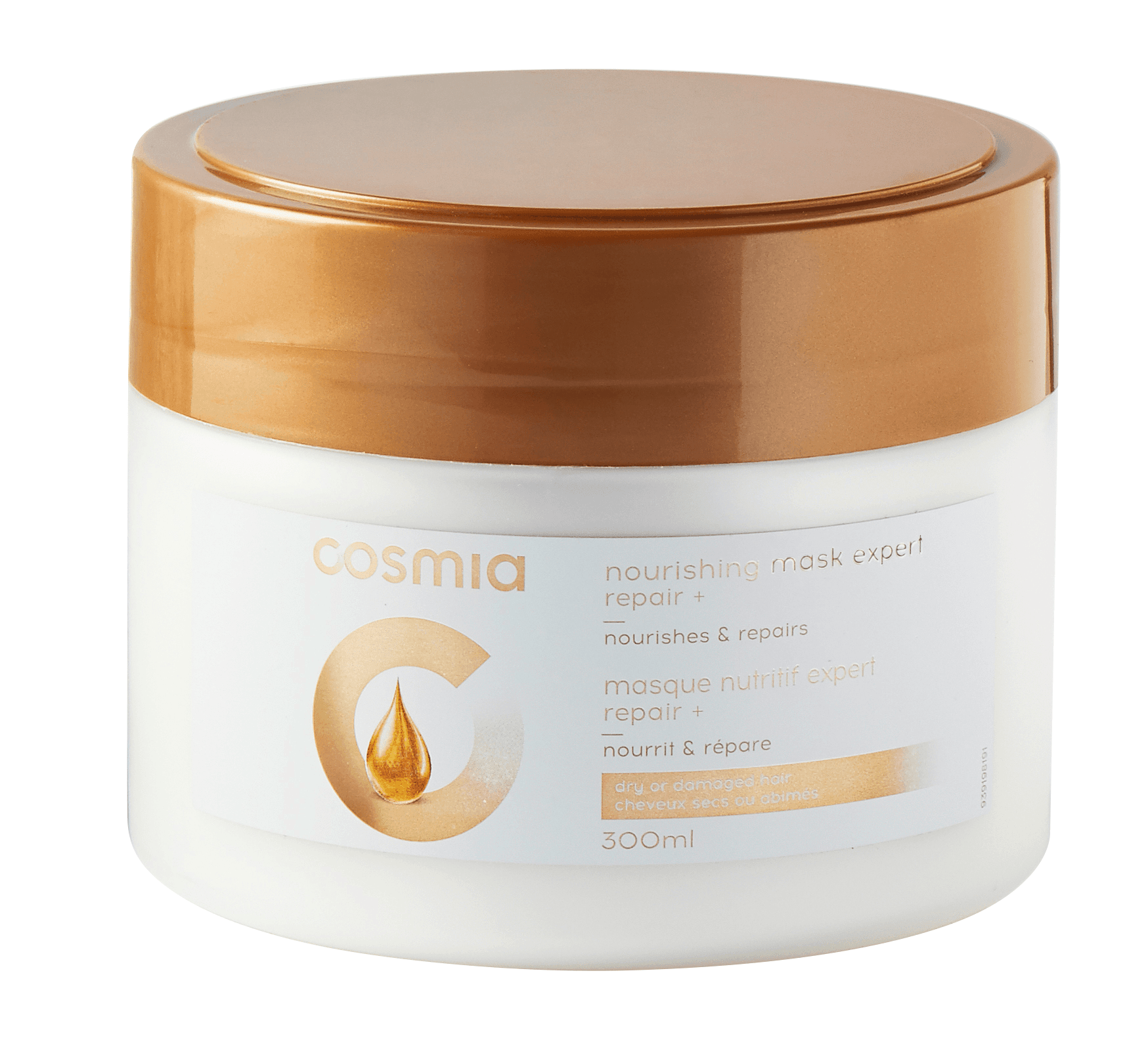 Cosmia masque enrichi en kératine pour cheveux abîmés 300ml