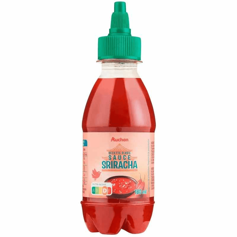 Auchan sriracha sauce de piment salsa de chile 180 ml