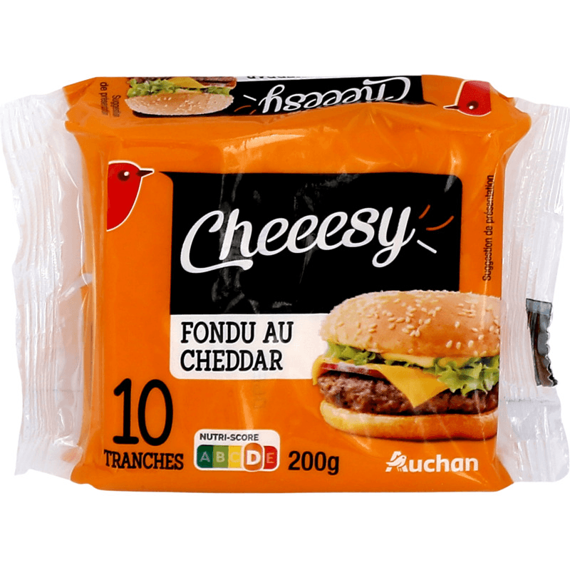 Auchan cheddar fondu 200G