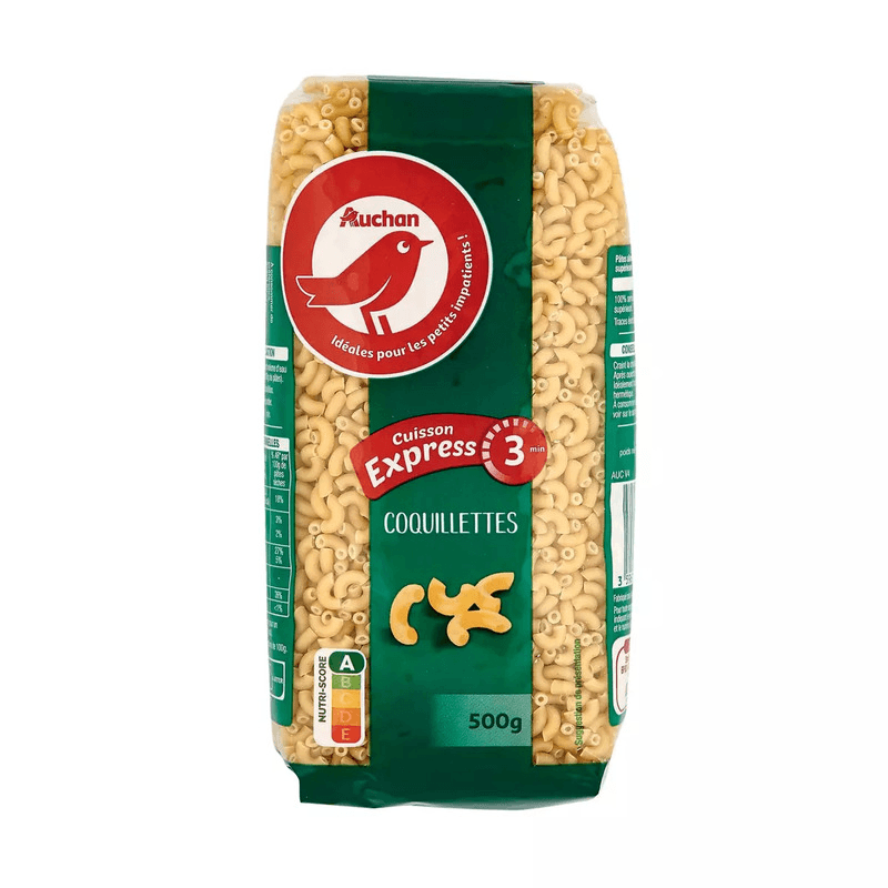 Auchan coquillette rapide 500 g